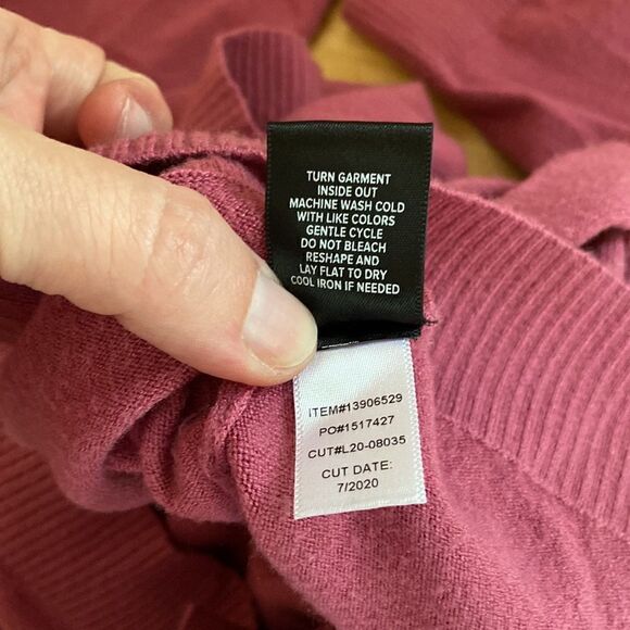 Torrid Dusty Pink Mock Neck Pullover Sweater Size 3 - Picture 8 of 8